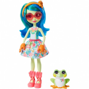 MATTEL ENCHANTIMALS TAMIKA TREE FROG + ŻABKA FNH22/GFN43