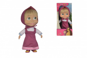 SIMBA MASZA I NIEDŹWIEDŹ MIĘKKA LALKA DO CZESANIA 23CM 930-6372