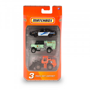 MATTEL MATCHBOX MAŁE SAMOCHODZIKI 3-PACK C3713
