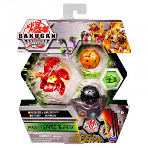 SPIN MASTER BAKUGAN ZESTAW STARTOWY PEGATRIX x GOREENE + CYCLOID + RYERAZU 6055886