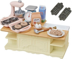 SYLVANIAN FAMILIES EPOCH KUCHENNA WYSPA + AKCESORIA 5442