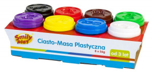 SMILY PLAY CIASTO-MASA PLASTYCZNA 8 KOLORÓW SP83349