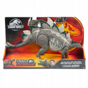 MATTEL JURASSIC WORLD ATAKUJĄCY DINOZAUR STEGOSAURUS PODWÓJNY MEGA ATAK GDL06