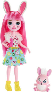 ENCHANTIMALS LALKA BREE BUNNY + KRÓLICZEK DVH87/FXM73