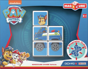 GEOMAG KLOCKI MAGICUBE PSI PATROL + POJAZD GM079