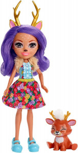ENCHANTIMALS LALKA DANESSA DEER+JELONEK DVH87/FXM75