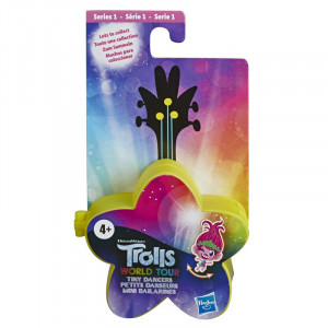 HASBRO TROLLS TROLLE MALI TANCERZE TOREBKA NIESPODZIANKA OKULARY ŻÓŁTA GWIAZDKA E6566