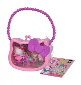 SIMBA HELLO KITTY FIGURKI DO KOLEKCJONOWANIA W TOREBCE FIOLETOWEJ 928-1009