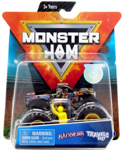 SPIN MASTER MONSTER JAM AUTO 1:64 BADNEWS TRAVELS FAST 6044941