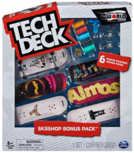SPIN MASTER TECH DECK 6-PAK SKATESHOP DESKOROLEK ZESTAW ALMOS 6028845