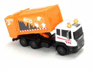 SIMBA DICKIE TOYS POJAZDY MIEJSKIE SCANIA CITY ŚMIECIARKA ŚW/DŹW 17 CM 374-2011