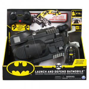 SPIN MASTER BATMAN POJAZD BATMOBILE DC RC STEROWANY + FIGURKA 6055747