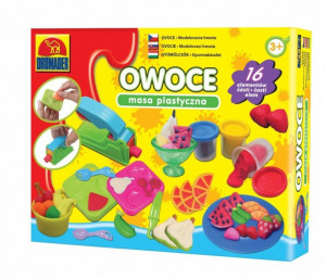 DROMADER MASA PLASTYCZNA ZESTAW OWOCE 43784