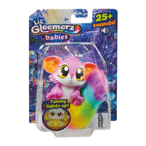 MATTEL LIL' GLEEMERZ BABIES ZWIERZĄTKA MALUCHY INTERAKTYWNE FIOLETOWY GGC97