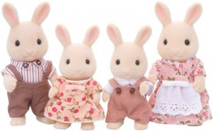 SYLVANIAN FAMILIES EPOCH RODZINA BISZKOPTOWYCH KRÓLIKÓW 4108