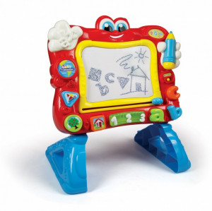 CLEMENTONI BABY INTERAKTYWNA TABLICA ZNIKOPIS 2w1 DŹWIĘKI 60938